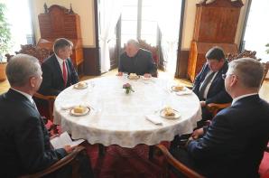 O podziale funduszy Unijnych Marszałek polskiego Sejmu w Pradze