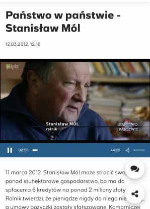 [VIDEO] Nie podpisał pożyczek a stracił 102 ha ziemi k. Świebodzina! I hodowlę 1500 świń! Gdzie sprawiedliwość i prawo w województwie lubuskim?