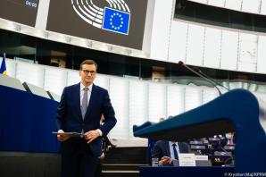 [VIDEO] Wystąpienie premiera Mateusza Morawieckiego w Parlamencie Europejskim