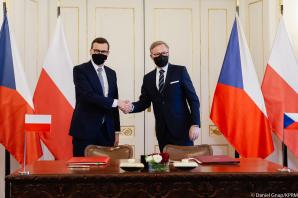 [VIDEO] Premier Mateusz Morawiecki: Jest porozumienie Polski i Czech w sprawie kopalni Turów. Gdy zagrożone jest bezpieczeństwo w całej Europie Środkowej, a Ukraina jest obiektem rosyjskiej eskalacji, współpraca między sojusznikami jest najważniejsza