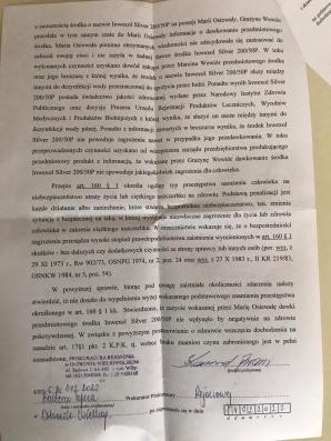 [VIDEO] Żrącą substancję do czyszczenia rur policjant w Nowych Skalmierzycach i prokurator w Ostrowie Wlkp. uznali za lek! Niekompetencja czy wspieranie przestępstw, również przy budowie wiatraków?