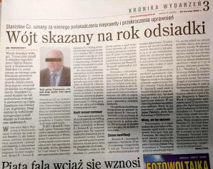 [VIDEO] Czy na straży przestępczej działalności wójta gminy Trzeszczany stoi Sąd Okręgowy w Zamościu?