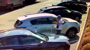 [VIDEO] Dająca do myślenia kradzież z samochodu na parkingu koło restauracji McDonalds w Aleksandrowicach. 20 000 zł nagrody za wskazanie sprawcy oferuje Biuro Rutkowski!