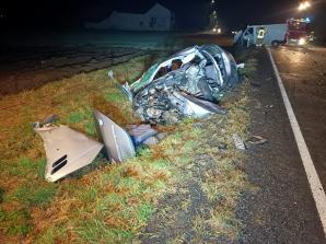 Tragiczny wypadek na drodze krajowej 45