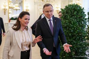 Prezydent Andrzej Duda na spotkaniu Prezydentów Grupy Wyszehradzkiej w Pradze