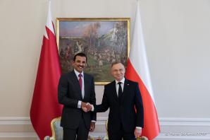 [VIDEO] Emir Kataru z oficjalną wizytą w Polsce