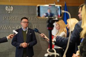 [VIDEO] Szymon Hołownia. Konferencja prasowa przed III Szczytem Platformy Krymskiej w Rydze