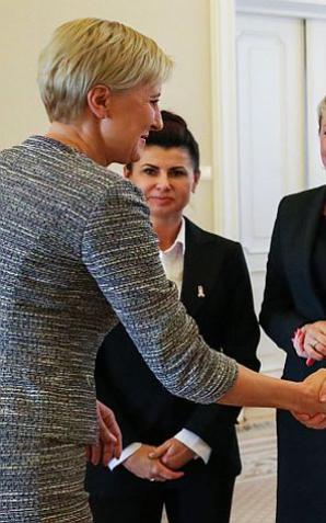 Polonijni nauczyciele z Norwegii na spotkaniu z Pierwszą Damą