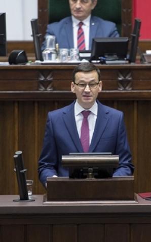 Premier Mateusz Morawiecki: Chcemy dokonać wielkiej modernizacji Polski. Sejm udzielił wotum zaufania.