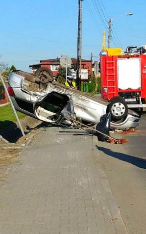 [VIDEO] Ku przestrodze. Kompletnie pijany 20-latek spowodował wypadek