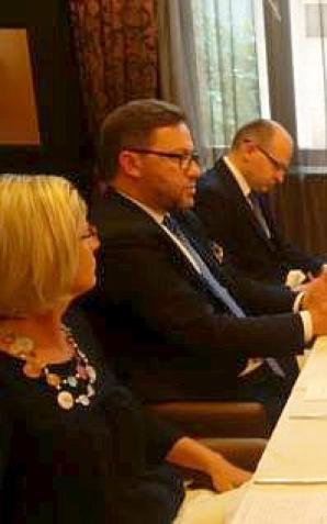 Wiceminister Bartosz Cichocki na konsultacjach politycznych w Budapeszcie