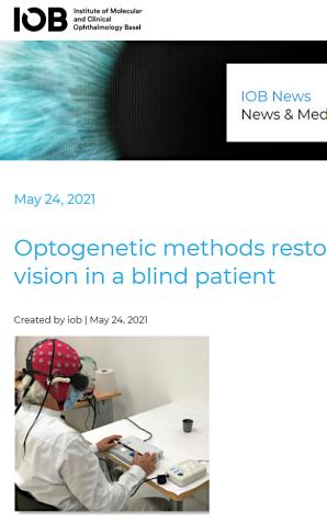 Naukowcy częściowo przywrócili wzrok niewidomemu mężczyźnie. Optogenetyka to rewolucja w leczeniu genetycznej utraty widzenia