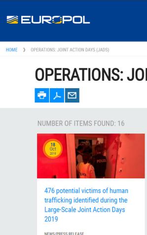 Wspólna operacja międzynarodowa CHILD TRAFFICKING EXPLOITATION EMPACT ACTION DAYS 2021. Skontrolowano dość liczną grupę obywateli Ukrainy i Litwy