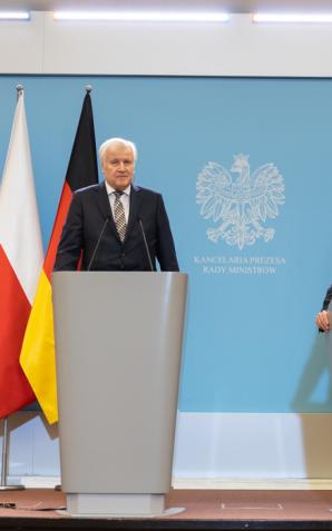 [VIDEO] Spotkanie ministrów spraw wewnętrznych Polski i Niemiec. Głównym tematem rozmów była aktualna sytuacja na granicy polsko-białoruskiej
