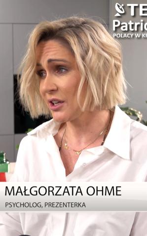 [VIDEO] Małgorzata Ohme: Bardzo dobrze umiem piec ciasta. Robię wspaniałą szarlotkę, sernik, podobno najlepsze ciasto marchewkowe i słoną tartę