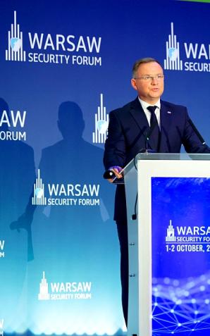 [VIDEO] Prezydent RP wziął udział w Warsaw Security Forum