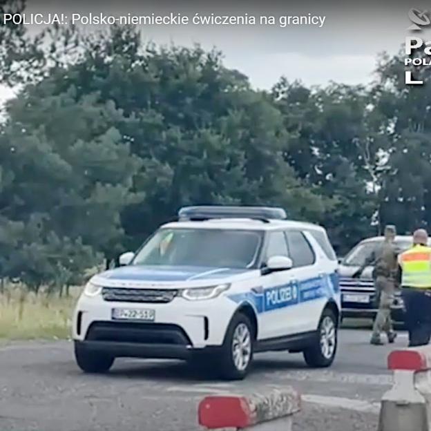 [VIDEO] Polsko-niemieckie ćwiczenia na granicy