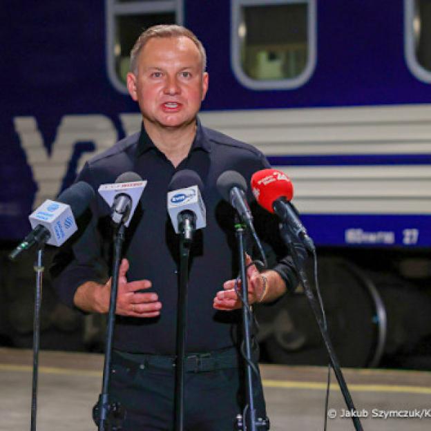 [VIDEO] Prezydent: Wierzę, że Ukraina obroni się i zwycięży