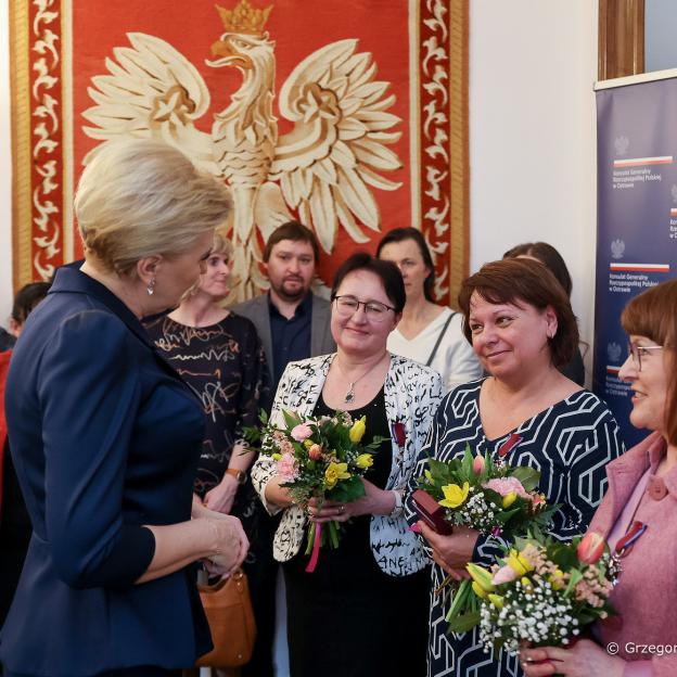 W poniedziałek Małżonka Prezydenta spotkała się z przedstawicielami Macierzy Szkolnej w Republice Czeskiej