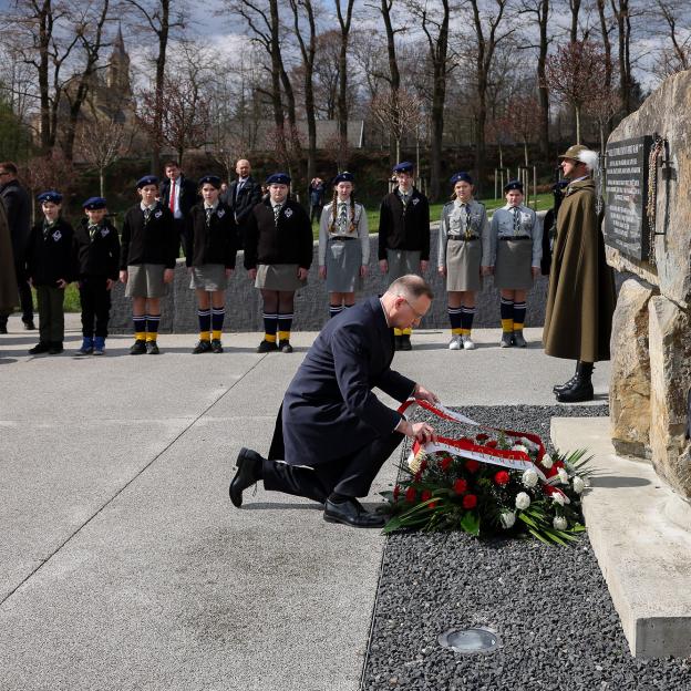 [VIDEO] Prezydent Andrzej Duda wziął udział w obchodach Narodowego Dnia Pamięci Polaków ratujących Żydów pod okupacją niemiecką