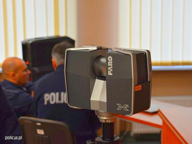 Nowoczesny skaner na wyposażeniu poznańskiej Policji