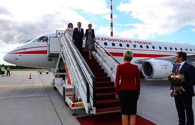 Para Prezydencka z wizytą na Łotwie