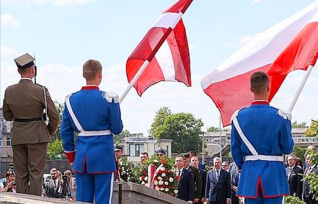 Para Prezydencka w Dyneburgu uczciła 100-lecie odzyskania niepodległości