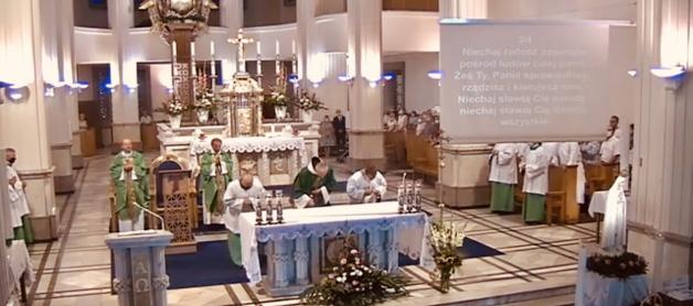 [VIDEO] Słowo na niedzielę 16 sierpnia oraz Msze Święte o godz. 13:00 i 19:00 z Sankruarium w Teresinie Niepokalanowie