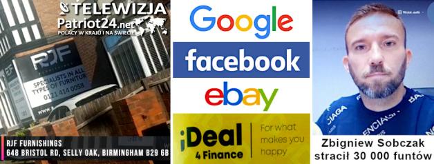 [VIDEO] Zbigniew Sobczak: Nie kupujcie mebli z  firmy RJF Furnishings z Birmingham. Bo to złodzieje i oszuści!