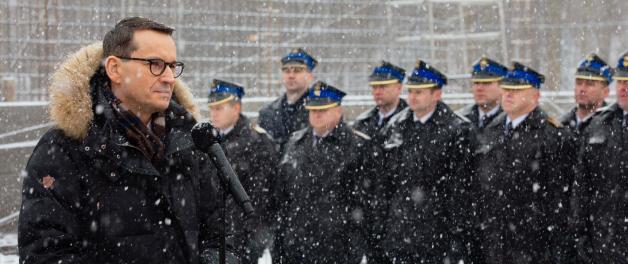 [VIDEO] Premier Mateusz Morawiecki w Rudzie Śląskiej o inwestycjach w Państwową Straż Pożarną