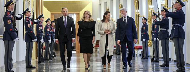 [VIDEO] Spotkanie Prezydentów Grupy Wyszehradzkiej w Pradze