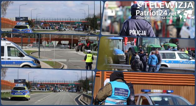 [VIDEO] Komenda Główna  podsumowuje działania Stołecznej Policji w związku z protestami rolników