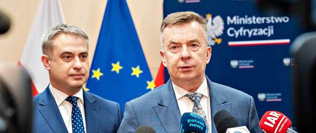 [VIDEO] Wicepremier, minister cyfryzacji Krzysztof Gawkowski i minister nauki Dariusz Wieczorek podpisali w imieniu Rzeczpospolitej Polskiej Quantum Pact