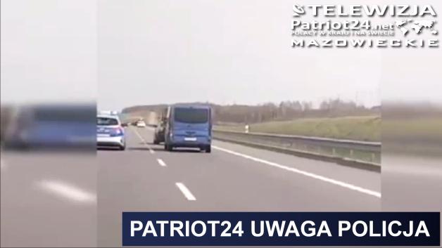 [VIDEO] Jazda „wężykiem” nie uszła uwadze policjanta  po służbie