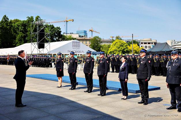 [VIDEO] Udział Pary Prezydenckiej w obchodach Dnia Strażaka