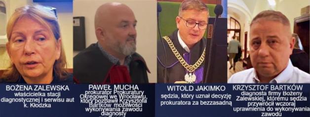 [VIDEO] PATRIOT24 INTERWENIUJE:  Diagnosta z firmy samochodowej Bożeny Zalewskiej z Kłodzka odzyskał uprawnienia! Sąd uznał, że prokurator Paweł Mucha wydał nieprawidłową decyzję!