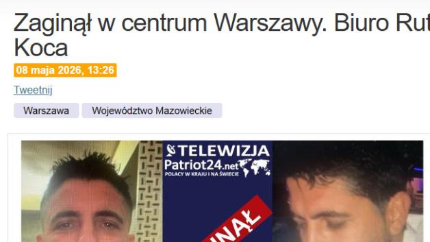 Kolejny sukces Biura Rutkowski. Zaginiony Ilker Koc został odnaleziony